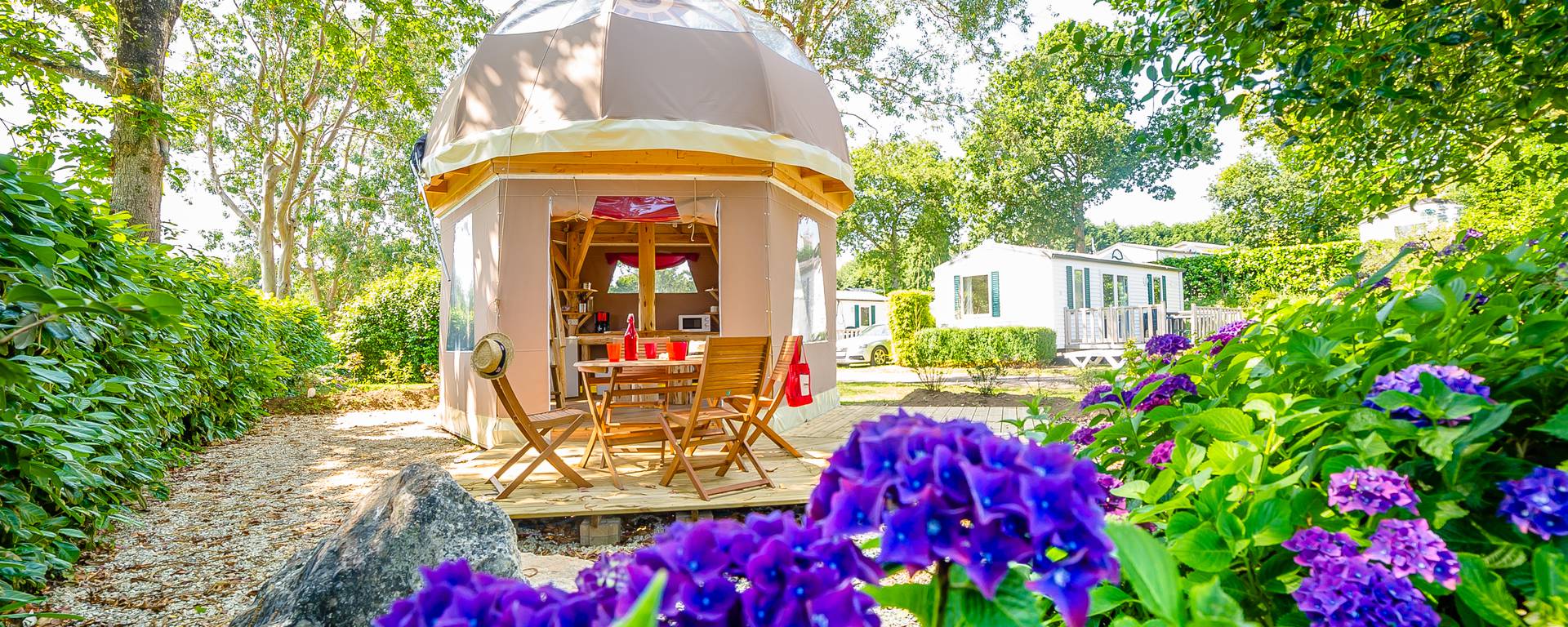 Hébergement insolite au Domaine de Bel Air à Landudec 