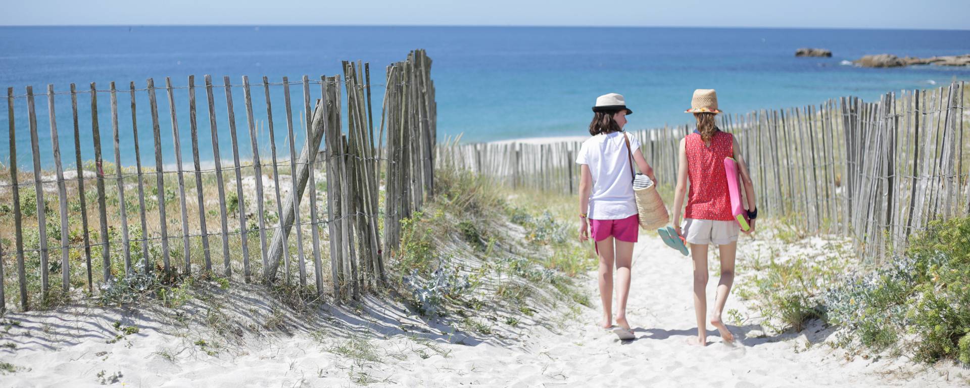 Balade à la plage - plage de Kersaux © E Cléret