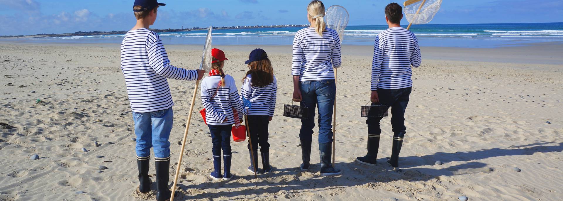 Famille en marinière © E Cléret