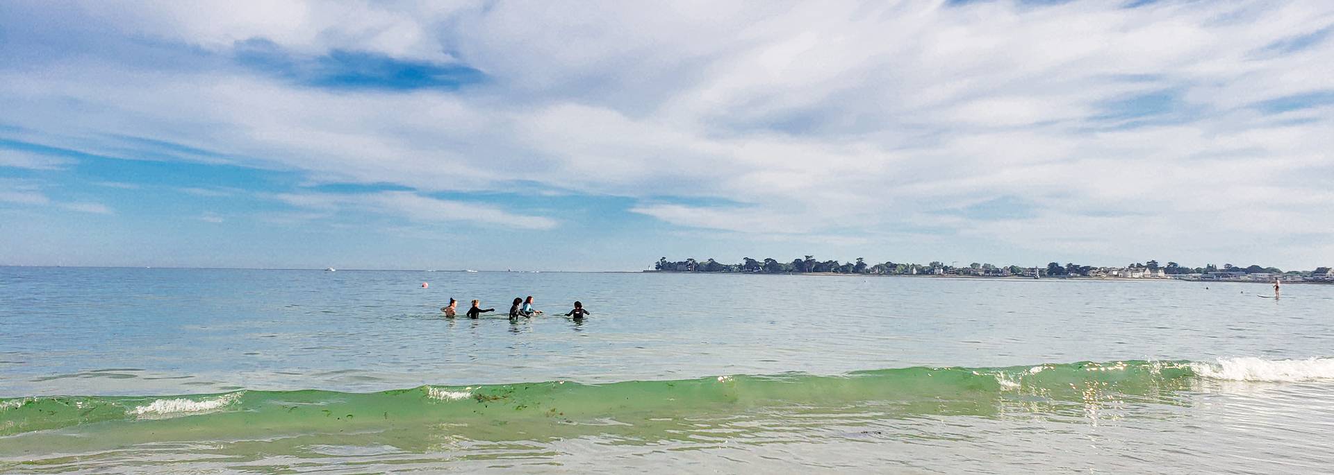 marche aquatique en Pays Bigouden - Île-Tudy ©E Cléret