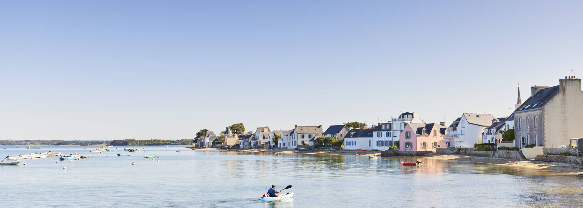 Le petit port de charme de l'Île-Tudy © A Lamoureux