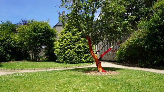 Yarnbombing, Pont-l'Abbé, ©E.Cléret