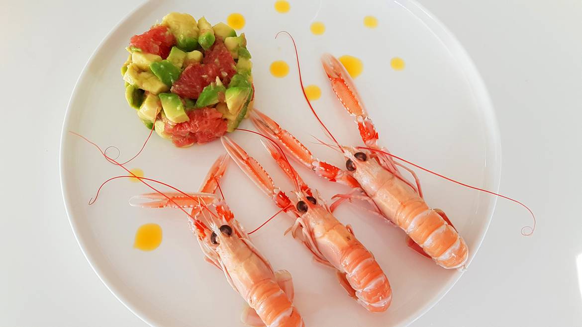 Assiette de langoustines © E Cléret