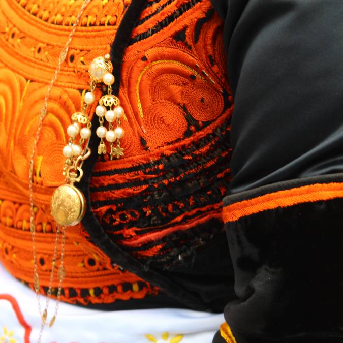 Detail from a Bigouden costume © E Cléret