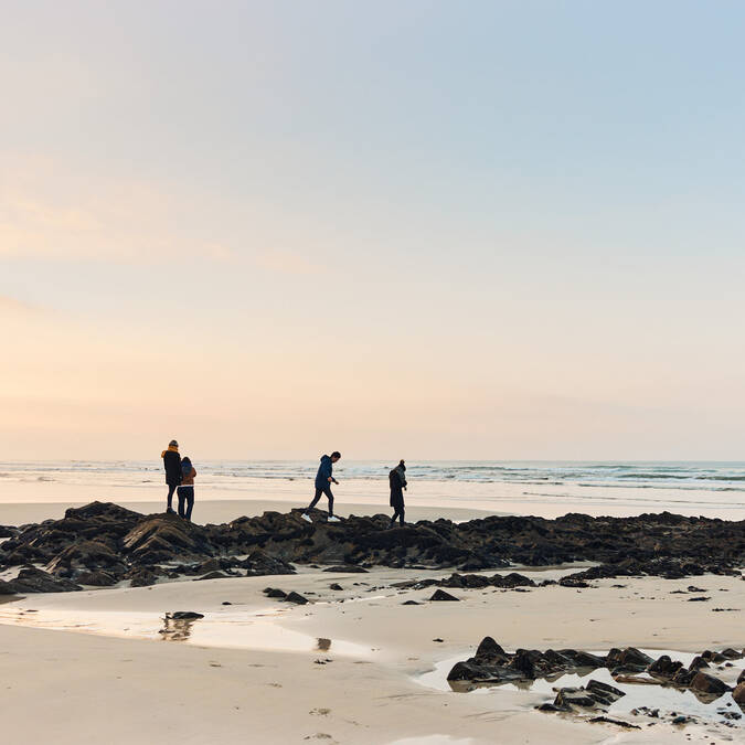 Plage du Menhir - Plozévet © A Lamoureux - Pays Bigouden - Bigoudenjoy - Weekend en hiver