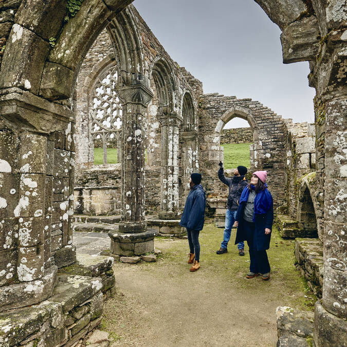 Les ruines de Languidou - Plovan © A.Lamoureux - Pays Bigouden - Bigoudenjoy - Weekend en hiver