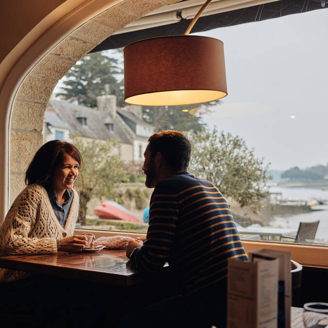 week end en hiver - Pays Bigouden - Bigoudenjoy - café du port - Sainte-Marine © A Lamoureux