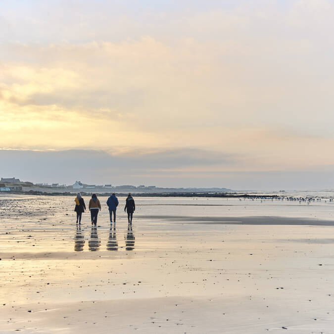 Plage du Menhir - Plozévet © A Lamoureux - Pays Bigouden - Bigoudenjoy - Weekend en hiver