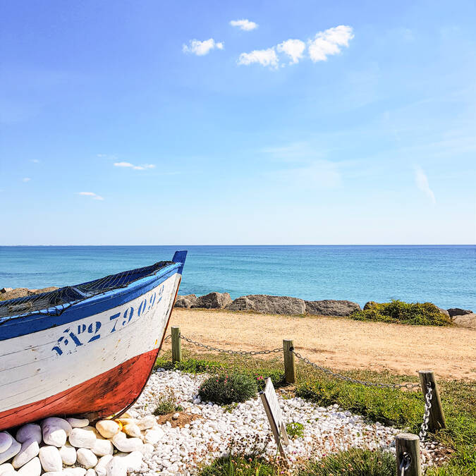 Le bateau Théo à Penhors à Pouldreuzic en Pays Bigouden ©G.Mazingue