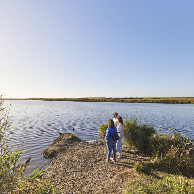 L'étang de Trunvel à Tréogat en Baie d'Audierne au Pays Bigouden ©A.Lamoureux