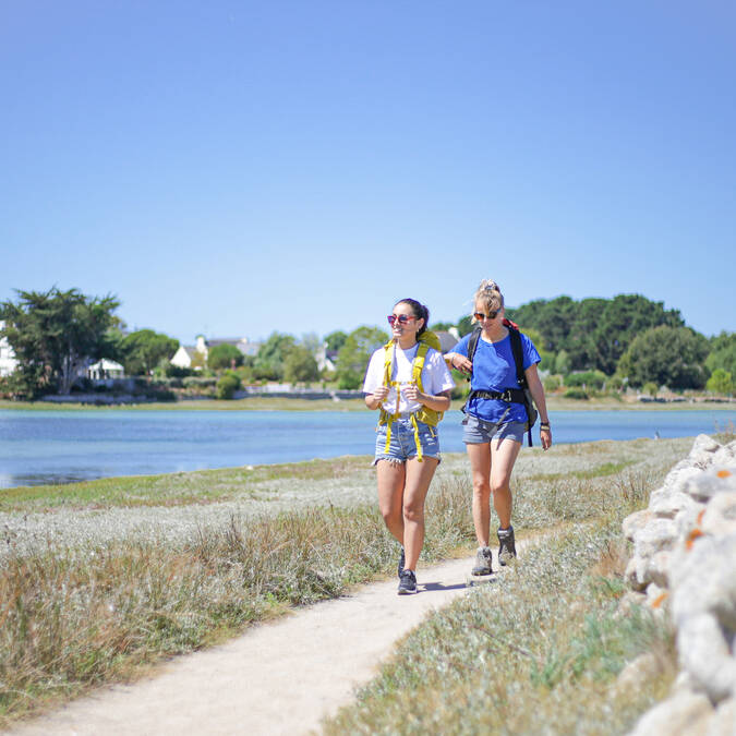 Randonnée le long de l'estuaire du Ster à Lesconil - © A Lamoureux