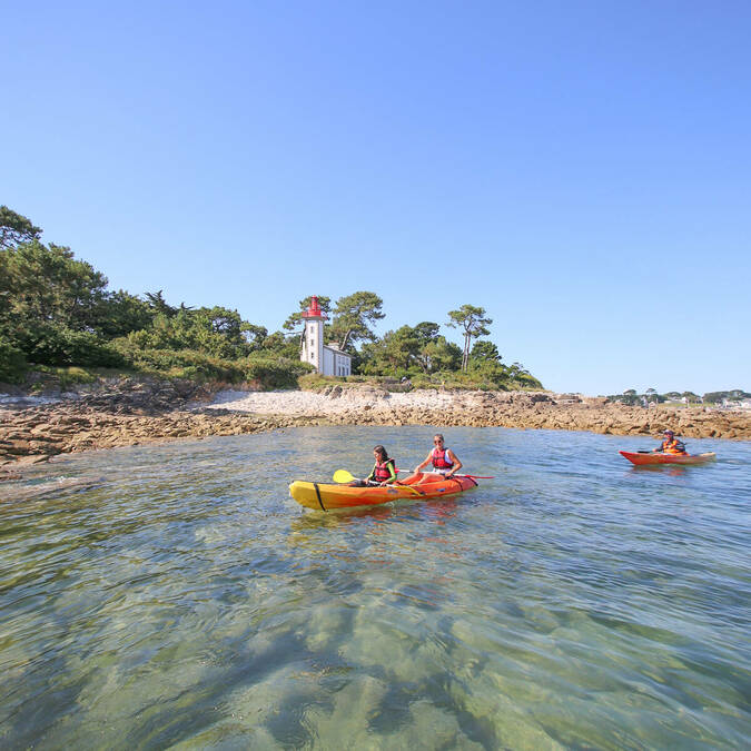 Kayak - Centre nautique de Sainte-Marine © E Cléret