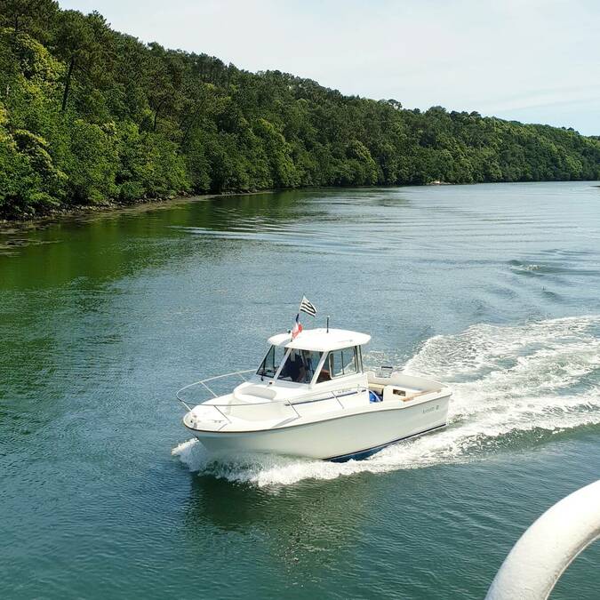 Balade en bateau sur la rivière de l'Odet © S Peuziat 